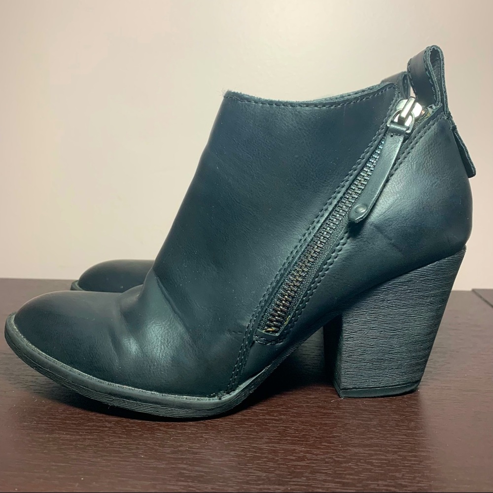Target Dolce Vita Black Heeled Ankle Boots - 6